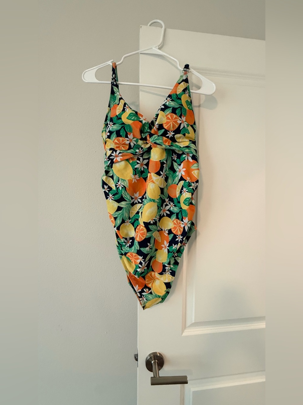 Old Navy Citrus Print One-Piece Swimsuit